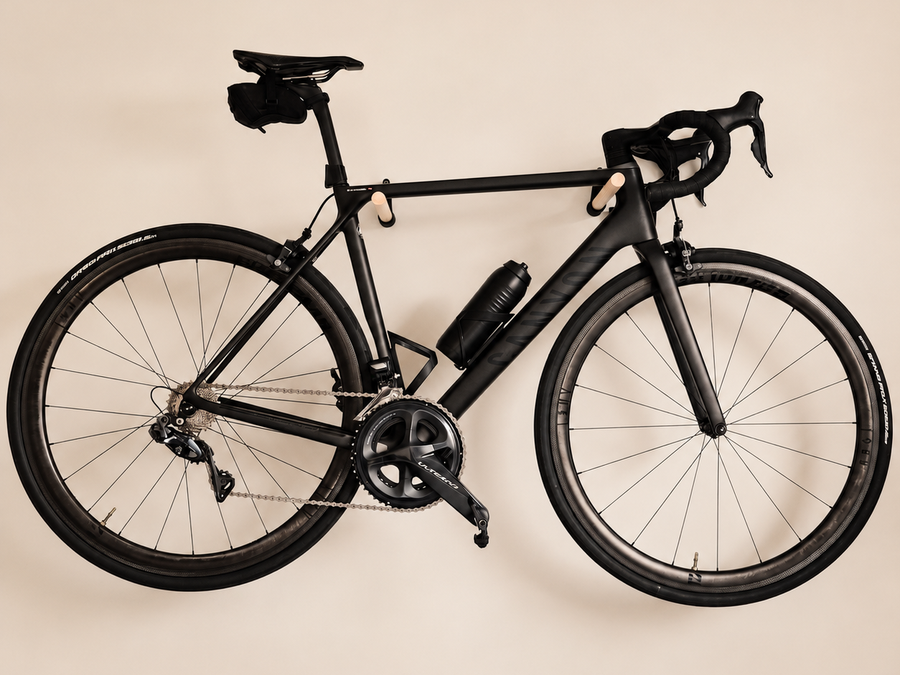 Wall Mount for road and gravel bikes with oak rods – StudioVelo3D